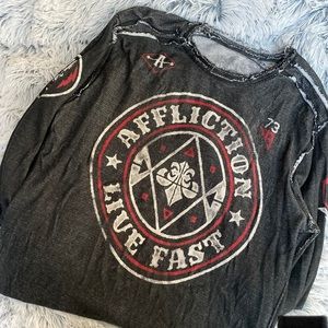 Men’s Affliction Reversible Shirt